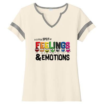 A Little Spot Of Feelings And Emotions Costume Ladies Halftime Notch Neck Tee