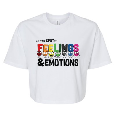 A Little Spot Of Feelings And Emotions Costume Bella+Canvas Jersey Crop Tee