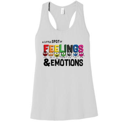 A Little Spot Of Feelings And Emotions Costume Women's Racerback Tank