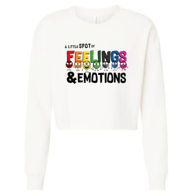 A Little Spot Of Feelings And Emotions Costume Cropped Pullover Crew