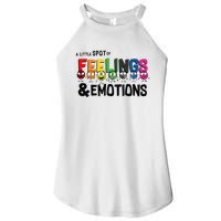 A Little Spot Of Feelings And Emotions Costume Women's Perfect Tri Rocker Tank