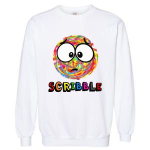 A Little Scribble Spot Garment-Dyed Sweatshirt