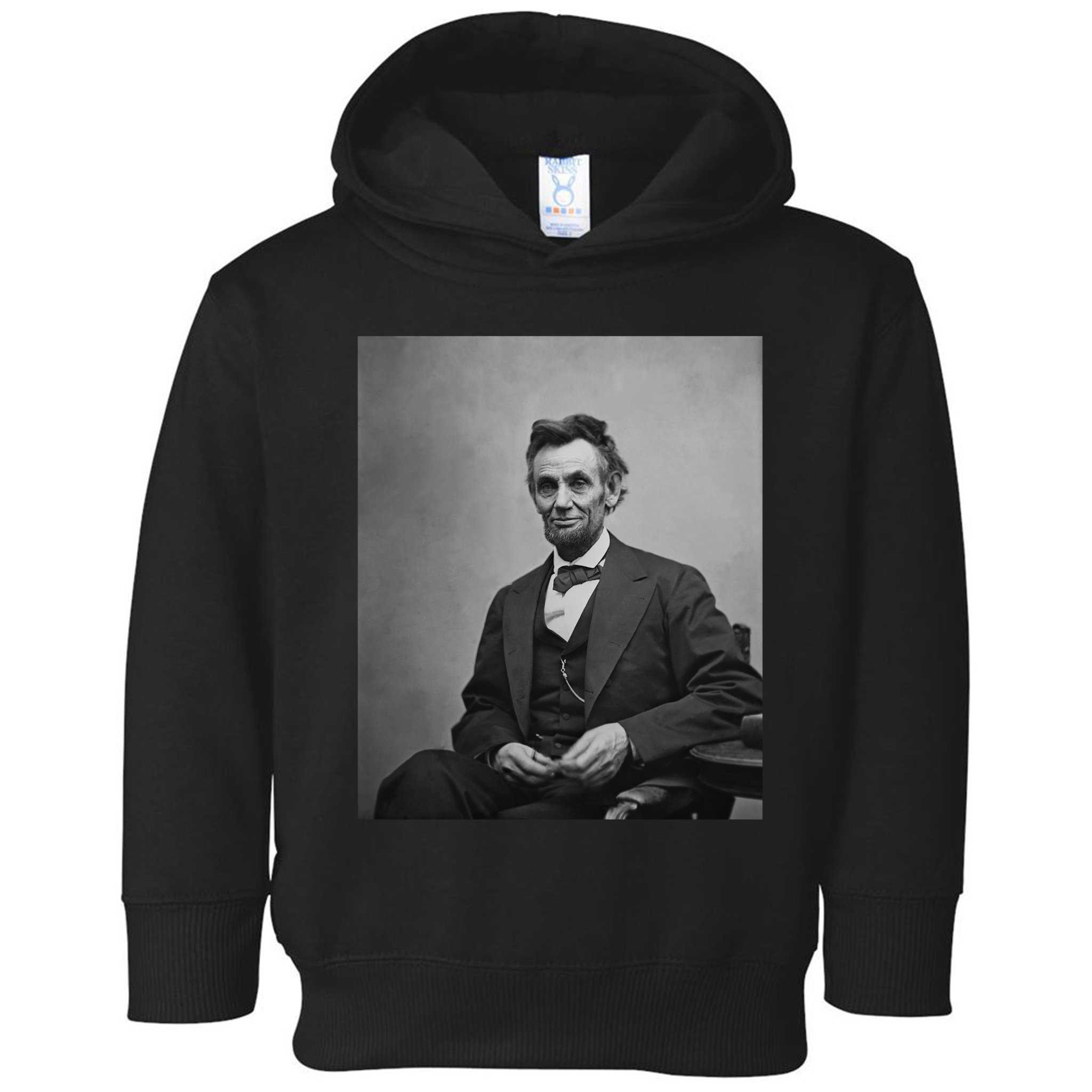 Abraham Lincoln Seated And Holding His Spectacles And A Pencil On Feb 1865 Toddler Hoodie