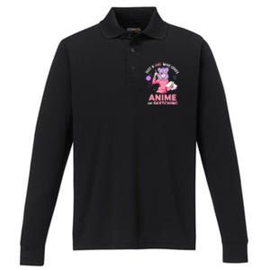 Anime Lover Sketching Enthusiast Performance Long Sleeve Polo