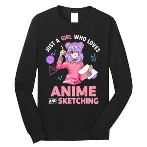 Anime Lover Sketching Enthusiast Long Sleeve Shirt