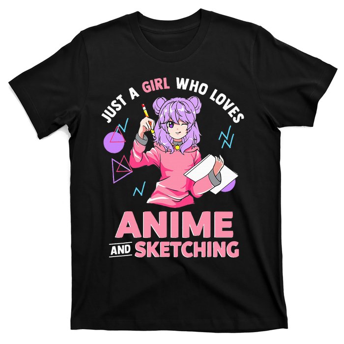 Anime Lover Sketching Enthusiast T-Shirt