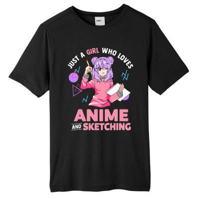 Anime Lover Sketching Enthusiast Tall Fusion ChromaSoft Performance T-Shirt