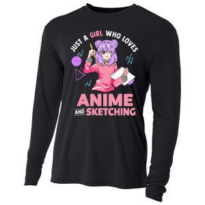 Anime Lover Sketching Enthusiast Cooling Performance Long Sleeve Crew