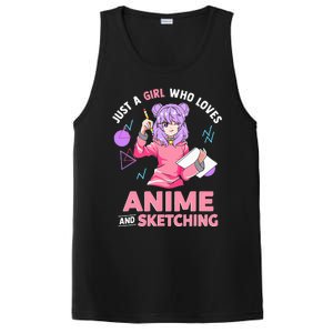 Anime Lover Sketching Enthusiast PosiCharge Competitor Tank