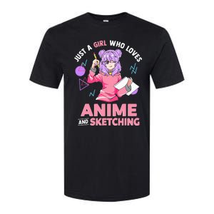 Anime Lover Sketching Enthusiast Softstyle CVC T-Shirt