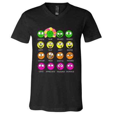 A Little Spot Of Feelings Group V-Neck T-Shirt