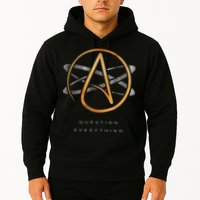 Atheist Logo Science Atom Symbol Question Everything Hoodie