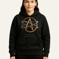 Atheist Logo Science Atom Symbol Question Everything Hoodie