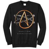 Atheist Logo Science Atom Symbol Question Everything Sweatshirt