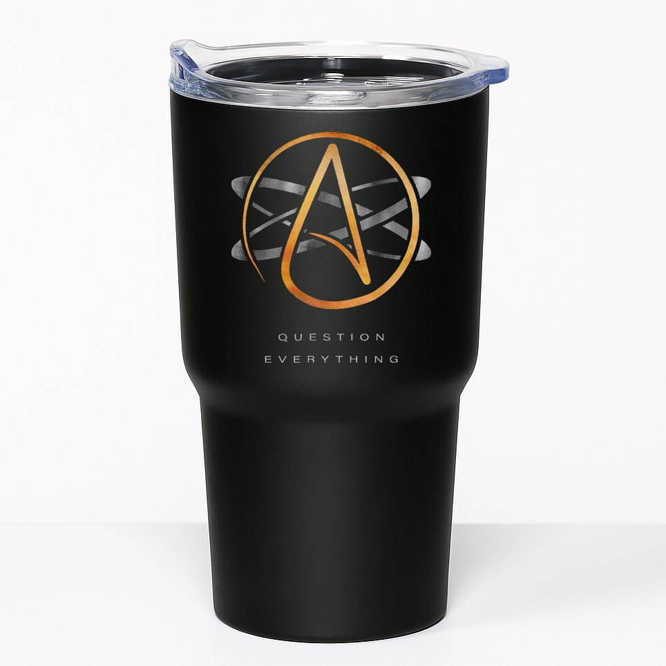Atheist Logo Science Atom Symbol Question Everything Tumbler