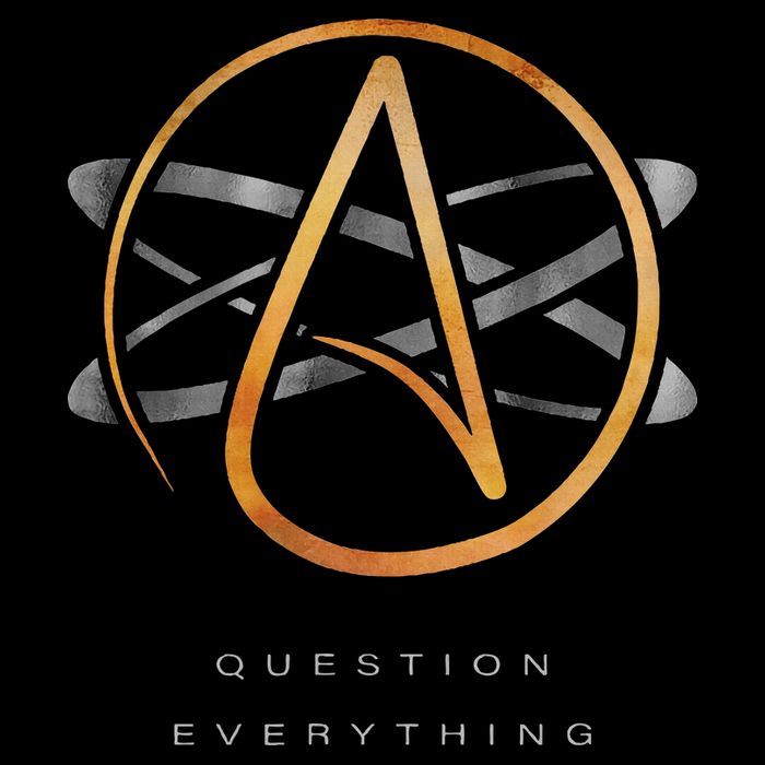 Atheist Logo Science Atom Symbol Question Everything Wool Snapback Cap
