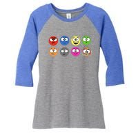 A Little SPOT Emotions Women's Tri-Blend 3/4-Sleeve Raglan Shirt