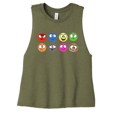 A Little SPOT Emotions Women's Racerback Cropped Tank