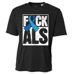 Amyotrophic Lateral Sclerosis ALS Awareness Disease Disorder Cooling Performance Crew T-Shirt