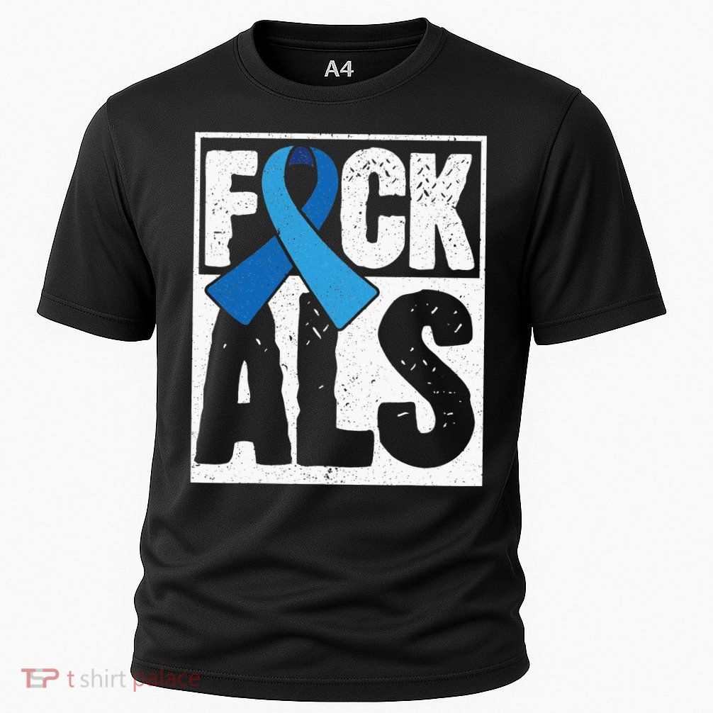 Amyotrophic Lateral Sclerosis ALS Awareness Disease Disorder Cooling Performance Crew T-Shirt