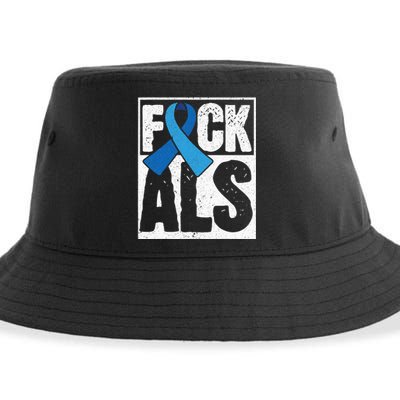 Amyotrophic Lateral Sclerosis ALS Awareness Disease Disorder Sustainable Bucket Hat