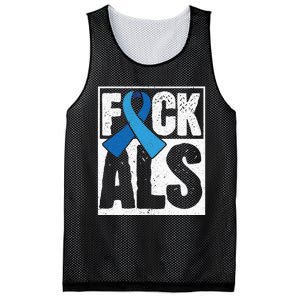 Amyotrophic Lateral Sclerosis ALS Awareness Disease Disorder Mesh Reversible Basketball Jersey Tank