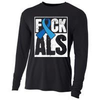 Amyotrophic Lateral Sclerosis ALS Awareness Disease Disorder Cooling Performance Long Sleeve Crew