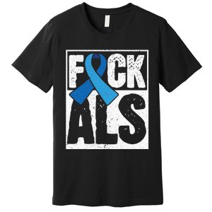 Amyotrophic Lateral Sclerosis ALS Awareness Disease Disorder Premium T-Shirt