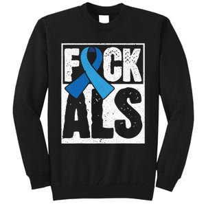 Amyotrophic Lateral Sclerosis ALS Awareness Disease Disorder Tall Sweatshirt