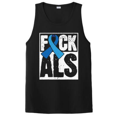 Amyotrophic Lateral Sclerosis ALS Awareness Disease Disorder PosiCharge Competitor Tank