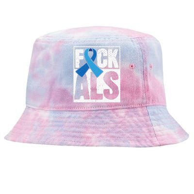 Amyotrophic Lateral Sclerosis ALS Awareness Disease Disorder Tie-Dyed Bucket Hat