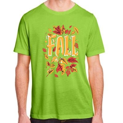 Autumn Leaves Seasonal Graphic Adult ChromaSoft Performance T-Shirt