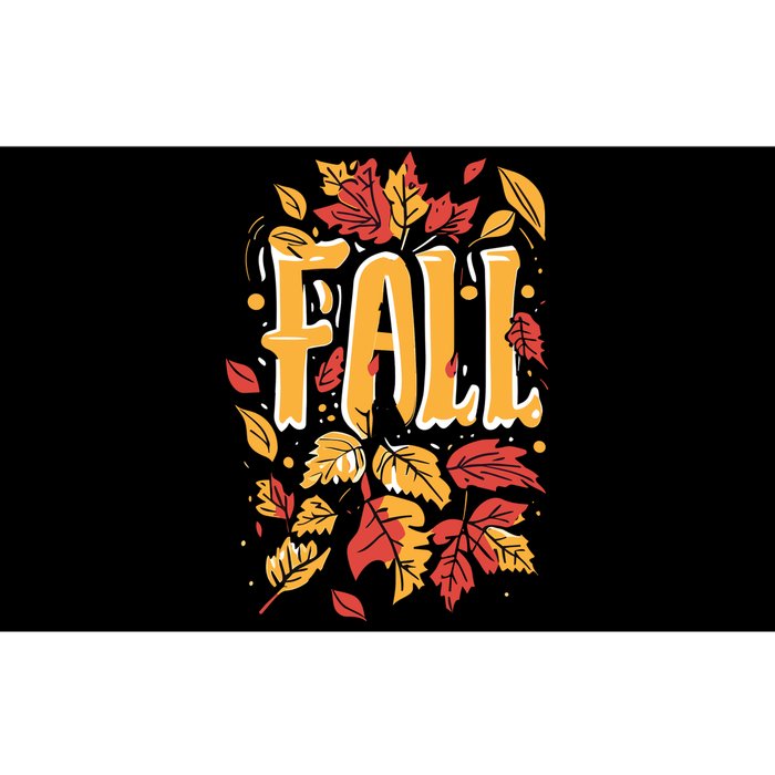 Autumn Leaves Seasonal Graphic Bumper Sticker