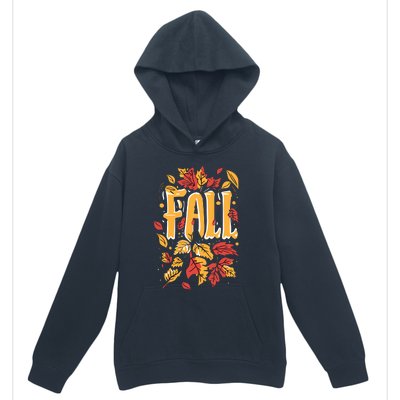 Autumn Leaves Seasonal Graphic Urban Pullover Hoodie