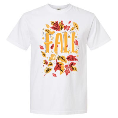 Autumn Leaves Seasonal Graphic Garment-Dyed Heavyweight T-Shirt