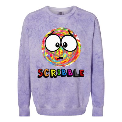 A Little Scribble SPOT Colorblast Crewneck Sweatshirt