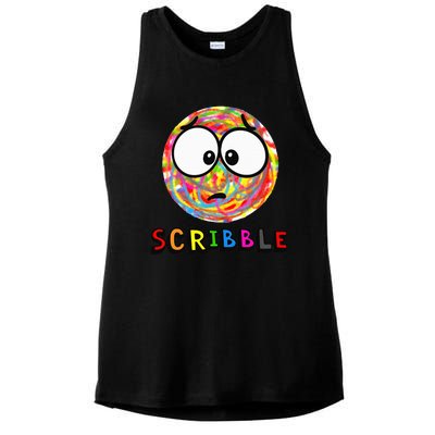 A Little Scribble SPOT Ladies PosiCharge Tri-Blend Wicking Tank