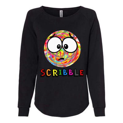 A Little Scribble SPOT Womens California Wash Sweatshirt