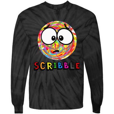 A Little Scribble SPOT Tie-Dye Long Sleeve Shirt