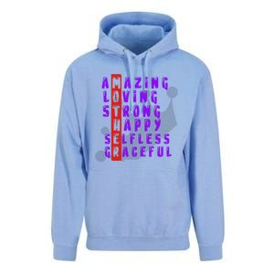 Amazing Loving Strong And Selfless Mom Love For Mother Gift Unisex Surf Hoodie