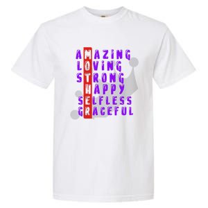 Amazing Loving Strong And Selfless Mom Love For Mother Gift Garment-Dyed Heavyweight T-Shirt