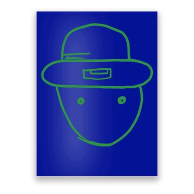 Amateur Leprechaun Sketch Gift Poster