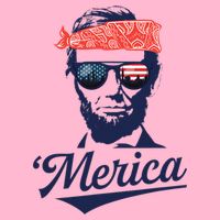 Abraham Lincoln Sunglasses Bandana Merica Button