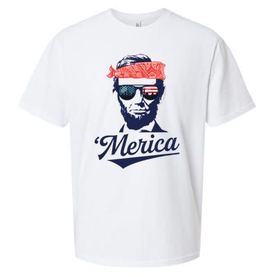 Abraham Lincoln Sunglasses Bandana Merica Sueded Cloud Jersey T-Shirt