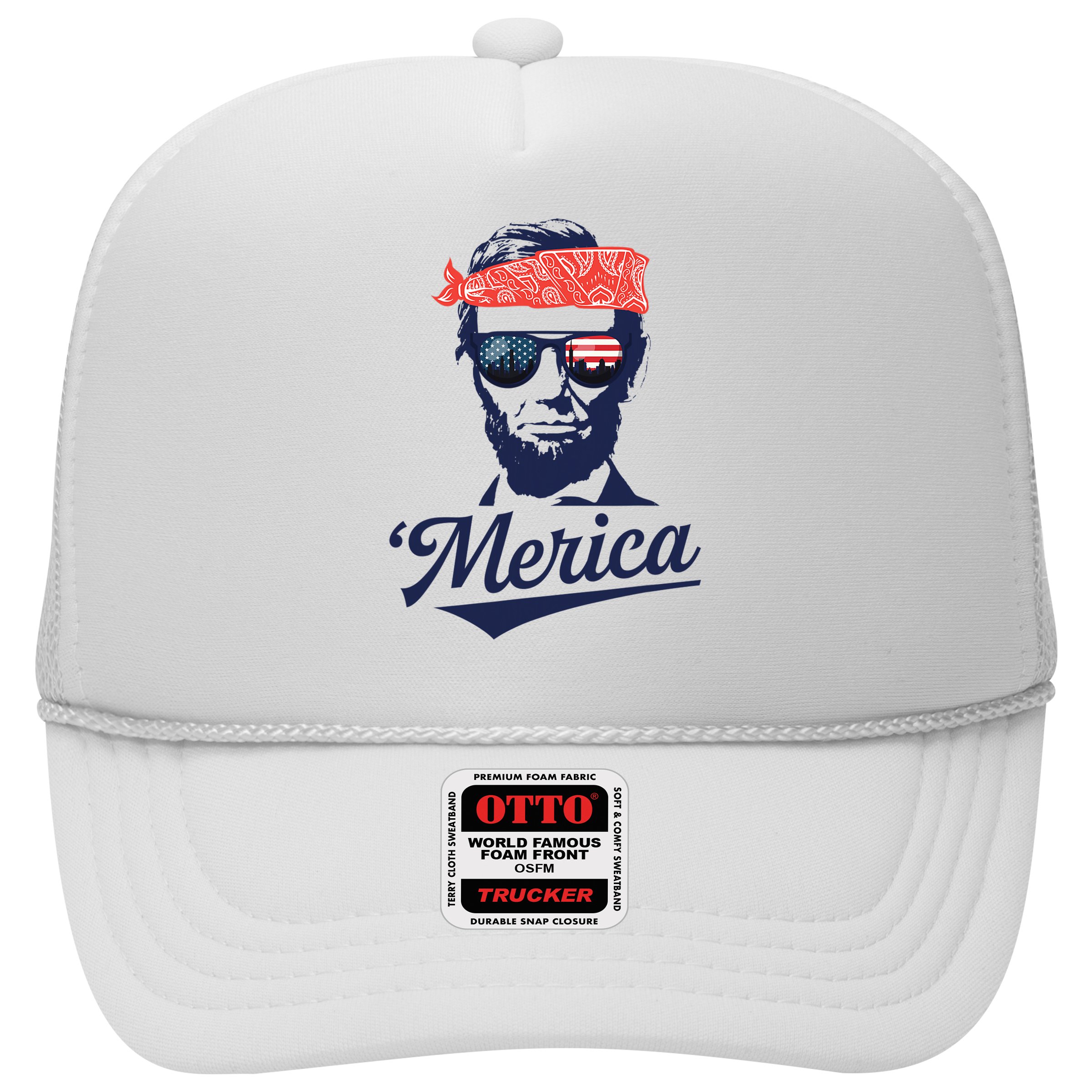Abraham Lincoln Sunglasses Bandana Merica Hat