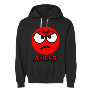 A Little Spot Of Anger Garment-Dyed Fleece Hoodie