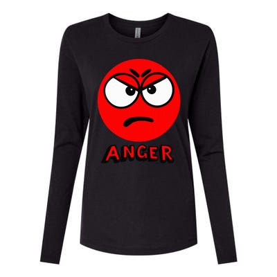 A Little Spot Of Anger Womens Cotton Relaxed Long Sleeve T-Shirt