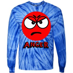 A Little Spot Of Anger Tie-Dye Long Sleeve Shirt