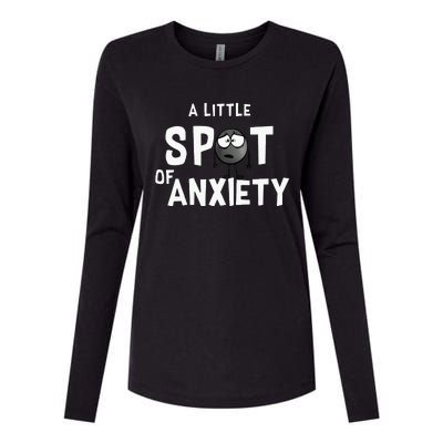 A Little Spot Of Anxiety Womens Cotton Relaxed Long Sleeve T-Shirt