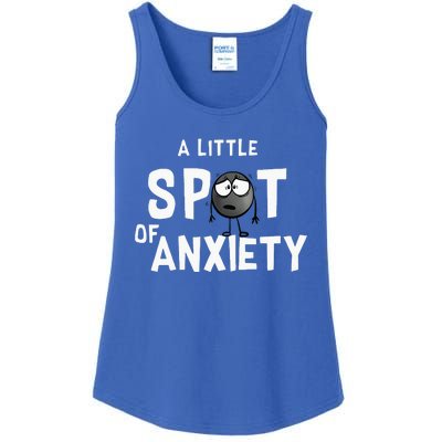 A Little Spot Of Anxiety Ladies Essential Tank